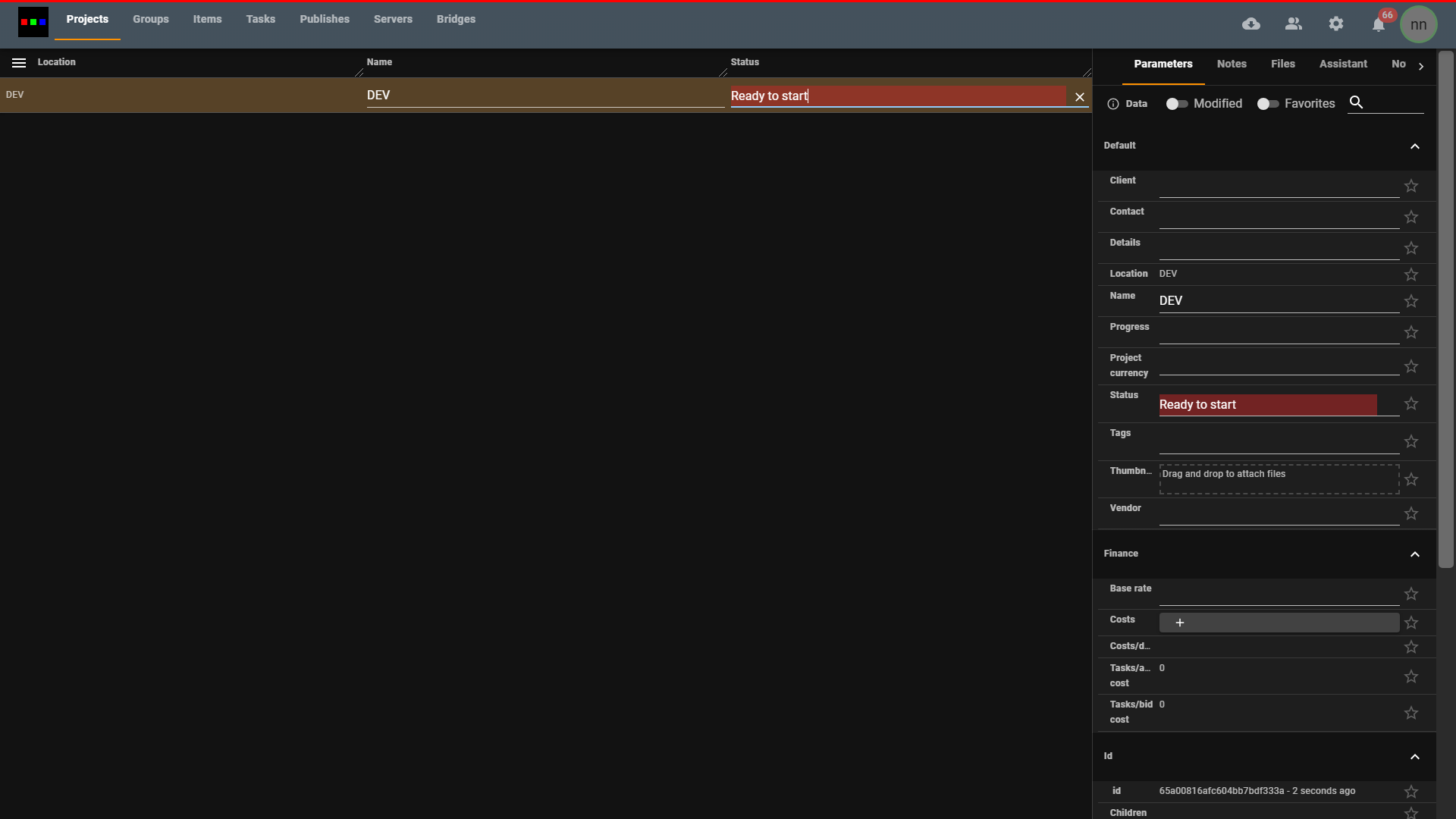 Update Project Step 1